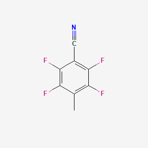 molecular formula C8H3F4N B3057072 2,3,5,6-tetrafluoro-4-methylbenzonitrile CAS No. 76437-39-3