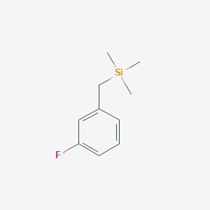molecular formula C10H15FSi B3057164 (3-Fluorophenyl)methyl-trimethylsilane CAS No. 772-48-5