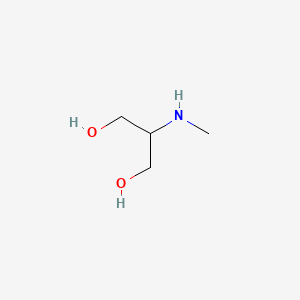 molecular formula C4H11NO2 B3057217 2-(Methylamino)propane-1,3-diol CAS No. 77697-86-0