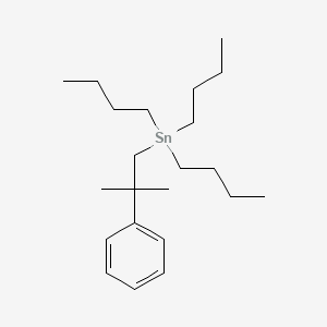 Tributyl(2-methyl-2-phenylpropyl)stannane