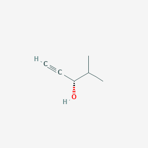 molecular formula C6H10O B3057239 (3S)-4-methylpent-1-yn-3-ol CAS No. 77943-78-3