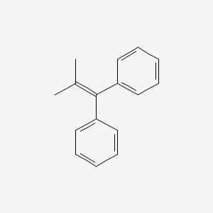 molecular formula C16H16 B3057247 2-Methyl-1,1-diphenylpropene CAS No. 781-33-9