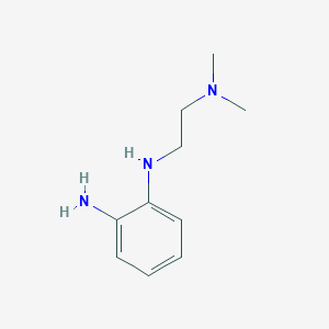 molecular formula C10H17N3 B3057251 N-[2-(dimethylamino)ethyl]benzene-1,2-diamine CAS No. 78156-03-3