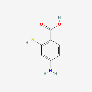 4-Amino-2-sulfanylbenzoic acid