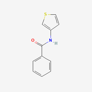 molecular formula C11H9NOS B3057313 n-(Thiophen-3-yl)benzamide CAS No. 79128-75-9