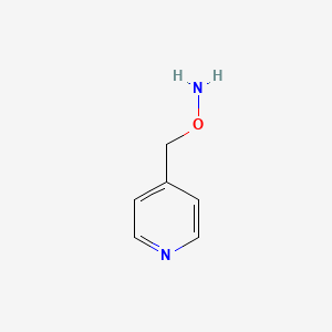 molecular formula C6H8N2O B3057330 o-(pyridin-4-ylmethyl)hydroxylamine CAS No. 79349-78-3