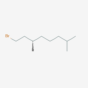 molecular formula C10H21B B3057335 (s)-1-Bromo-3,7-dimethyloctane CAS No. 79434-89-2