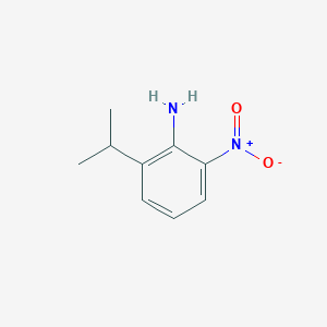 molecular formula C9H12N2O2 B3057372 2-Isopropyl-6-nitroaniline CAS No. 79858-67-6