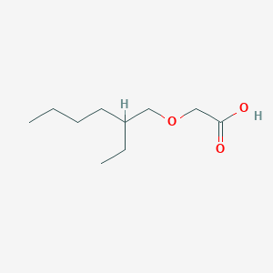 molecular formula C10H20O3 B3057379 Acetic acid, [(2-ethylhexyl)oxy]- CAS No. 79962-88-2