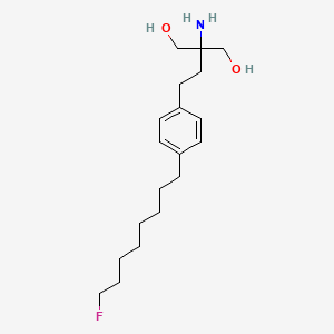 B3057393 1,3-Propanediol, 2-amino-2-[2-[4-(8-fluorooctyl)phenyl]ethyl]- CAS No. 801289-27-0