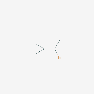 molecular formula C5H9B B3057399 Cyclopropane, (1-bromoethyl)- CAS No. 80204-20-2
