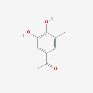 molecular formula C9H10O3 B3057427 1-(3,4-dihydroxy-5-methylphenyl)ethanone CAS No. 80547-86-0