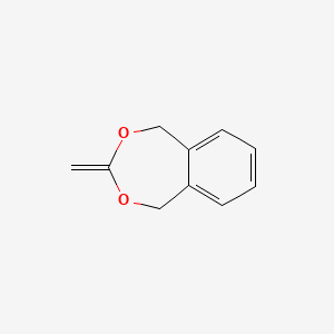 molecular formula C10H10O2 B3057440 2,4-Benzodioxepin, 1,5-dihydro-3-methylene- CAS No. 80649-14-5