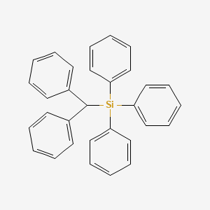 molecular formula C31H26Si B3057458 Benzhydryl(triphenyl)silane CAS No. 809-39-2
