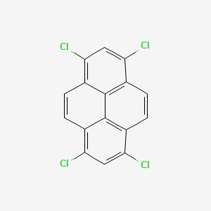 molecular formula C16H6Cl4 B3057466 1,3,6,8-Tetrachloropyrene CAS No. 81-29-8