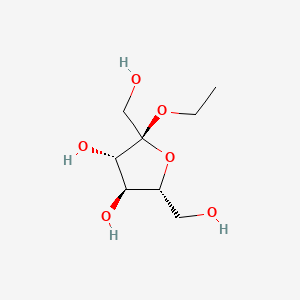 molecular formula C8H16O6 B3057469 Ethyl alpha-D-fructofuranoside CAS No. 81024-99-9
