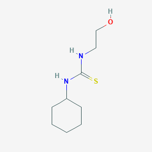 molecular formula C9H18N2OS B3057490 1-cyclohexyl-3-(2-hydroxyethyl)thiourea CAS No. 81467-07-4