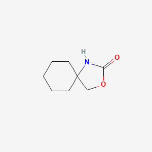 molecular formula C8H13NO2 B3057491 3-Oxa-1-azaspiro[4.5]decan-2-one CAS No. 81467-34-7