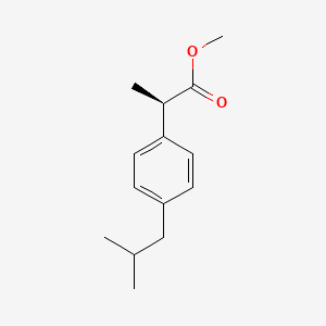 molecular formula C14H20O2 B3057495 (R)-Ibuprofen methyl ester CAS No. 81576-57-0