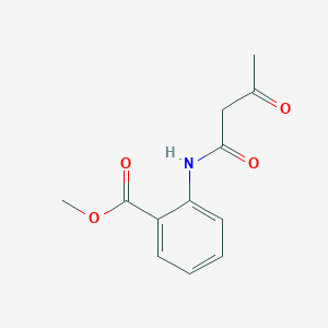 molecular formula C12H13NO4 B3057514 Methyl 2-(3-oxobutanoylamino)benzoate CAS No. 81937-41-9