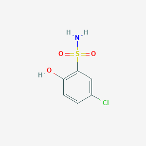 molecular formula C6H6ClNO3S B3057522 5-chloro-2-hydroxybenzenesulfonamide CAS No. 82020-64-2
