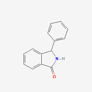 molecular formula C14H11NO B3057659 3-Phenylisoindolin-1-one CAS No. 835-18-7
