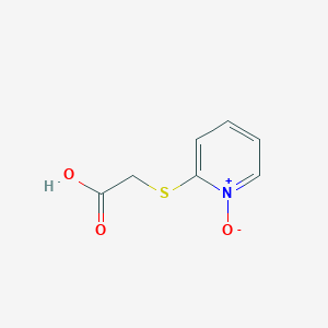 2-[(Carboxymethyl)sulfanyl]pyridin-1-ium-1-olate
