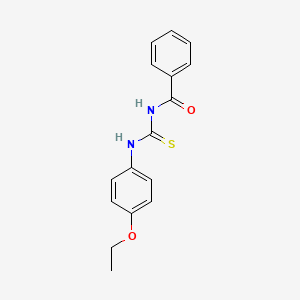 molecular formula C16H16N2O2S B3057673 N-benzoyl-N'-(4-ethoxyphenyl)thiourea CAS No. 83697-75-0