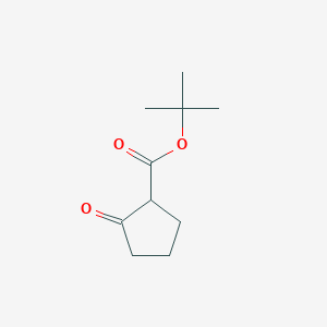 molecular formula C10H16O3 B3057699 Tert-butyl 2-oxo-cyclopentanecarboxylate CAS No. 84109-76-2