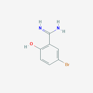 B3057792 4-Bromo-6-(diaminomethylidene)cyclohexa-2,4-dien-1-one CAS No. 851382-94-0