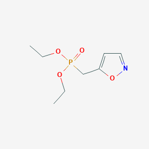 molecular formula C8H14NO4P B3057798 Diethyl (isoxazol-5-ylmethyl)phosphonate CAS No. 85167-83-5