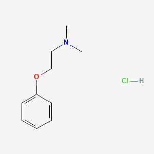 molecular formula C10H16ClNO B3057819 N,N-Dimethyl-2-phenoxyethanamine hydrochloride CAS No. 85384-07-2