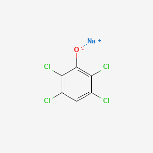 molecular formula C6H2Cl4NaO B3057847 Sodium 2,3,5,6-tetrachlorophenolate CAS No. 85712-07-8
