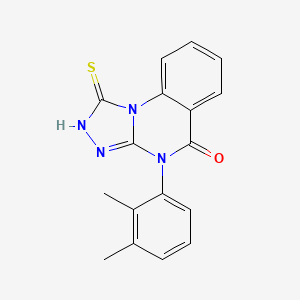 4-(2,3-dimethylphenyl)-1-mercapto[1,2,4]triazolo[4,3-a]quinazolin-5(4H)-one