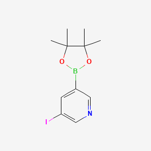 3-Iodo-5-(4,4,5,5-tetramethyl-1,3,2-dioxaborolan-2-yl)pyridine