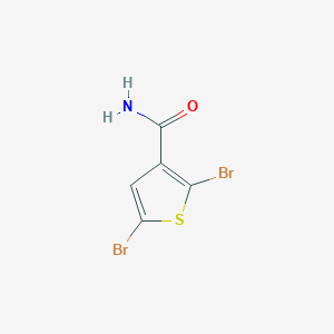 molecular formula C5H3Br2NOS B3057860 2,5-Dibromothiophene-3-carboxamide CAS No. 857979-62-5