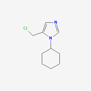 5-(Chloromethyl)-1-cyclohexyl-1H-imidazole