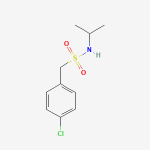 1-(4-chlorophenyl)-N-(propan-2-yl)methanesulfonamide