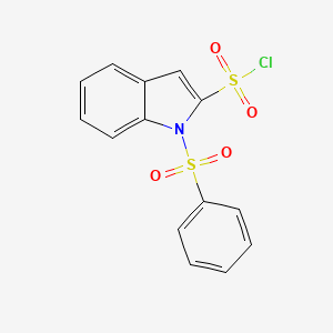1H-Indole-2-sulfonyl chloride, 1-(phenylsulfonyl)-