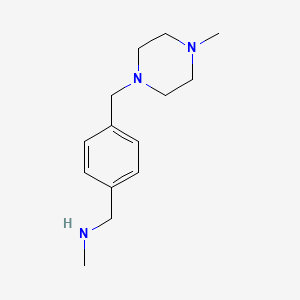 N-methyl-N-{4-[(4-methylpiperazin-1-yl)methyl]benzyl}amine