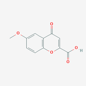 molecular formula C11H8O5 B3057911 6-methoxy-4-oxo-4H-chromene-2-carboxylic acid CAS No. 86277-98-7