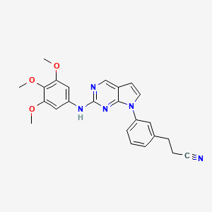 molecular formula C24H23N5O3 B3057917 Casein Kinase II Inhibitor IV CAS No. 863598-09-8