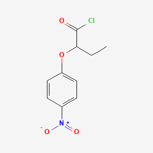 2-(4-Nitrophenoxy)butanoyl chloride