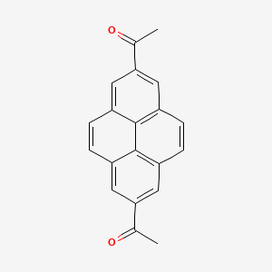 molecular formula C20H14O2 B3057935 2,7-Diacetylpyrene CAS No. 86471-01-4