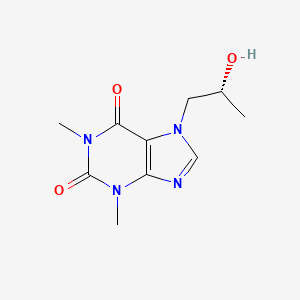 1H-Purine-2,6-dione, 3,7-dihydro-7-(2-hydroxypropyl)-1,3-dimethyl-, (R)-