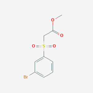Methyl 2-(3-bromobenzenesulfonyl)acetate