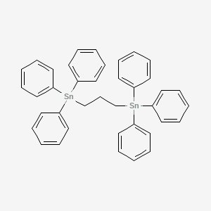 molecular formula C39H36Sn2 B3057955 Stannane, 1,3-propanediylbis[triphenyl- CAS No. 86623-72-5
