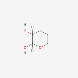 molecular formula C5H10O3 B3057965 Tetrahydro-2H-pyran-2,3-diol CAS No. 86728-74-7
