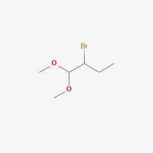 molecular formula C6H13BrO2 B3057969 2-Bromo-1,1-dimethoxybutane CAS No. 868-36-0