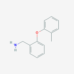 [2-(2-Methylphenoxy)phenyl]methanamine